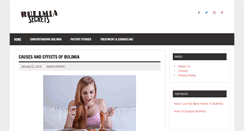 Desktop Screenshot of bulimiasecrets.com